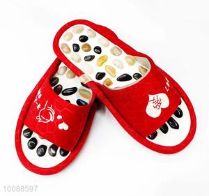 Wholesale red foot massage slippers