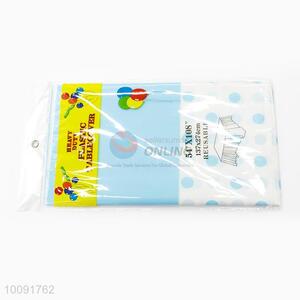 Plastic Sky Blue Table Cloth/Cover For Promotion