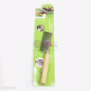 New Design Iron&Wood Pet Comb For Grooming