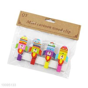 Colorful Mini Wooden Clips Bookmark For Wholesale