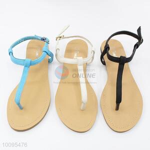 Summer fashion herringbone thong sandals