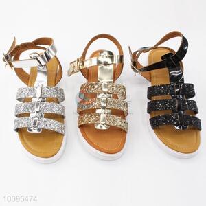 Bling glitter sandals with three colors to choose