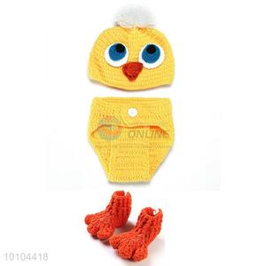 Cute Yellow Duck Style Baby Photography Clothing Suit