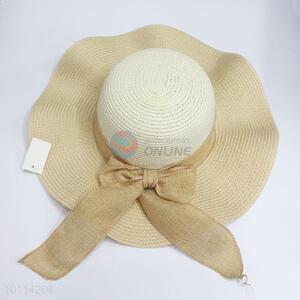 New Style Women Wave Brim Beach Hat