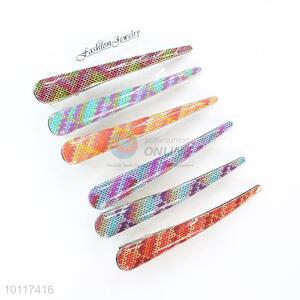 Colorful Acrylic Hair Clips Hairdressing Hair Styling Tools