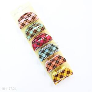 Colorful Check Pattern Hair Ornaments Hair Clips