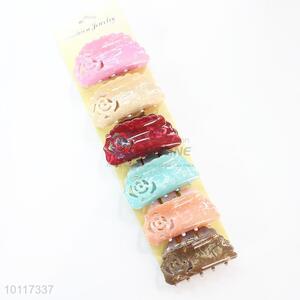 Hair Accessories Hollow Out Plastic Hair Clips
