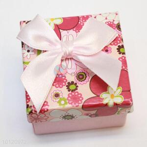 Cheap Price Pink Paper Ring Box Jewelry Box