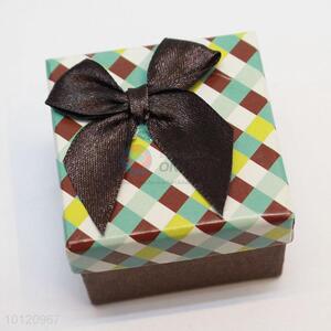 Grid Paper Gift Box Ring Jewelry Box