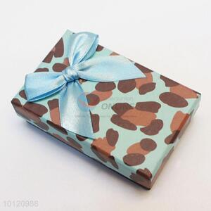 Blue Leopard Paper Jewelry Box Cases