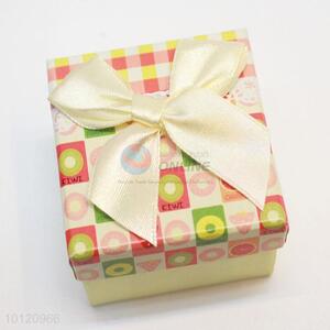 Lovely Bowknot Ring Jewelry Box Paper Gift Box