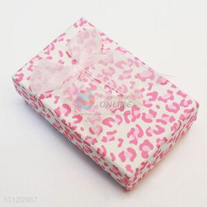 Pink Leopard Paper Jewelry Box Cases