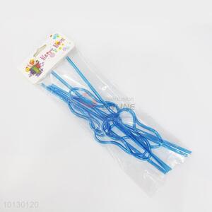 Beautiful Blue Customizable Shape <em>Straw</em>