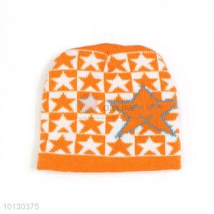 Winter Outdoor Sports Jacquard Beanies Hat For Children