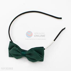 New Arrived Headband with Bowknot, Dark Green Hair Clasp