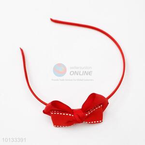 Wholesale Cheap New Red Hair Clasp, Popular Headband with Bowknot