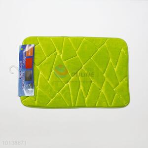 Unique design green irregular pattern door mat/foot mat