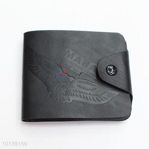 High Quality Wholesale Black Leather Men Short <em>Wallet</em>