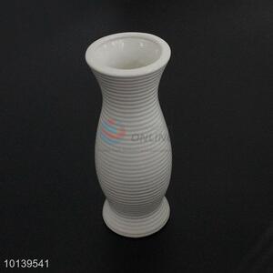 Newest design white ceramic flower vase