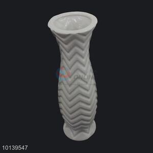 Low price white ceramic flower vase
