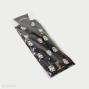 Factory Price Adjustable Braces Y-back Suspenders with Skulls Pattern