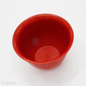 Hot selling red <em>plastic</em> <em>flowerpot</em>/garden pots