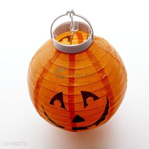 Hallowmas Style Pumpkin Pattern Paper <em>Lantern</em> Lights Hanging Party Decor