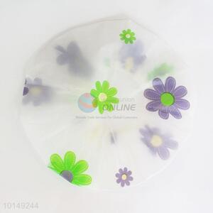 Flower pattern custom shower cap