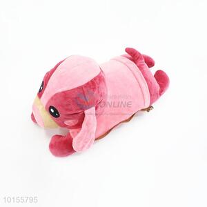 Pink Dog Shape Hot Water Bag Toy for Warming Hands