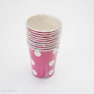 Dots Printed <em>Disposable</em> Paper <em>Cups</em>
