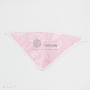 Soft low price triangle shaped baby saliva towel