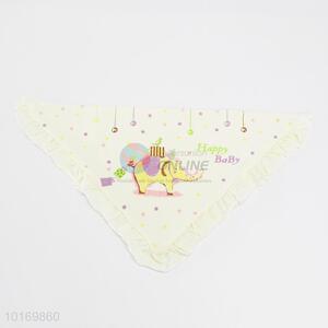Newest product triangle shaped cotton baby saliva towel