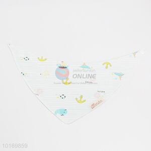 Competitive price triangle shaped bamboo cotton baby saliva towel