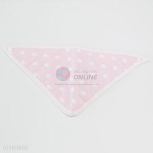 New arrival custom triangle shaped baby saliva towel