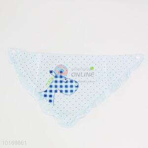 Best selling triangle shaped cotton baby saliva towel