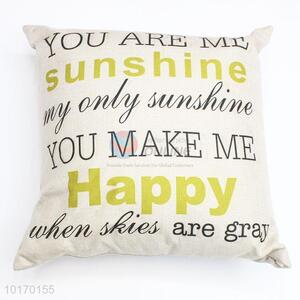 Modern design cushion cover with double-side printing