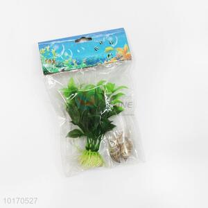 <em>Aquarium</em> Fish Tank Plastic Plants with Shell for Decoration