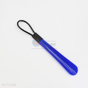 Blue custom plastic shoehorn/plastic shoe horn