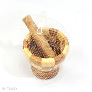 Creative Design Bamboo Mash Garlic Pot