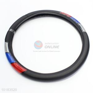 PU Leather Car Steering Wheel Cover the Entire Single Connector 38cm