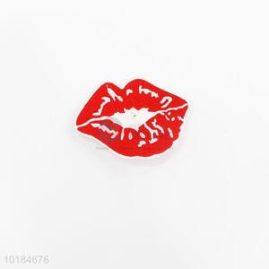 Cheap Price Red Lip Towel Embroidery Patches for Promotion