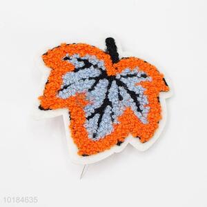 Wholesale Maple Leaf Shaped Towel Embroidered Patches