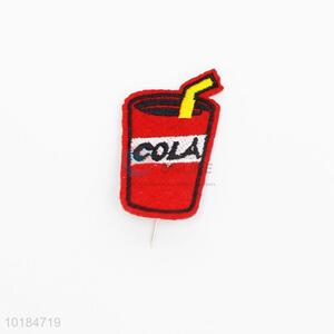 Factory Direct Embroidery Cola Patch for Clothes Decoration