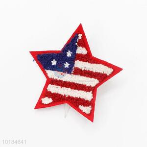 Cheap Price National Flag Sew-On Embroidery Badge/Patch