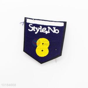 Promotional Gift Letters/Number Embroidered Badge Patches