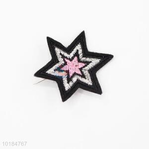 China Factory Hexagram Shaped Embroidery Patch