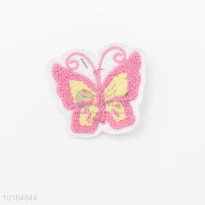 Factory Direct Towel Embroidery Patch in Butterfly Shape