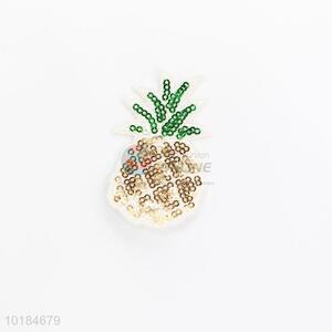 Pretty Cute Pineapple Shape Embroidery Badges Patches for Cloth