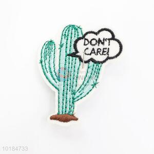 High Quality Cactus Embroidery Patch Applique