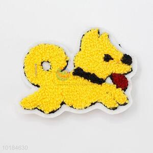 Dog Shaped Badge Lovely Embroidery Applique Patches